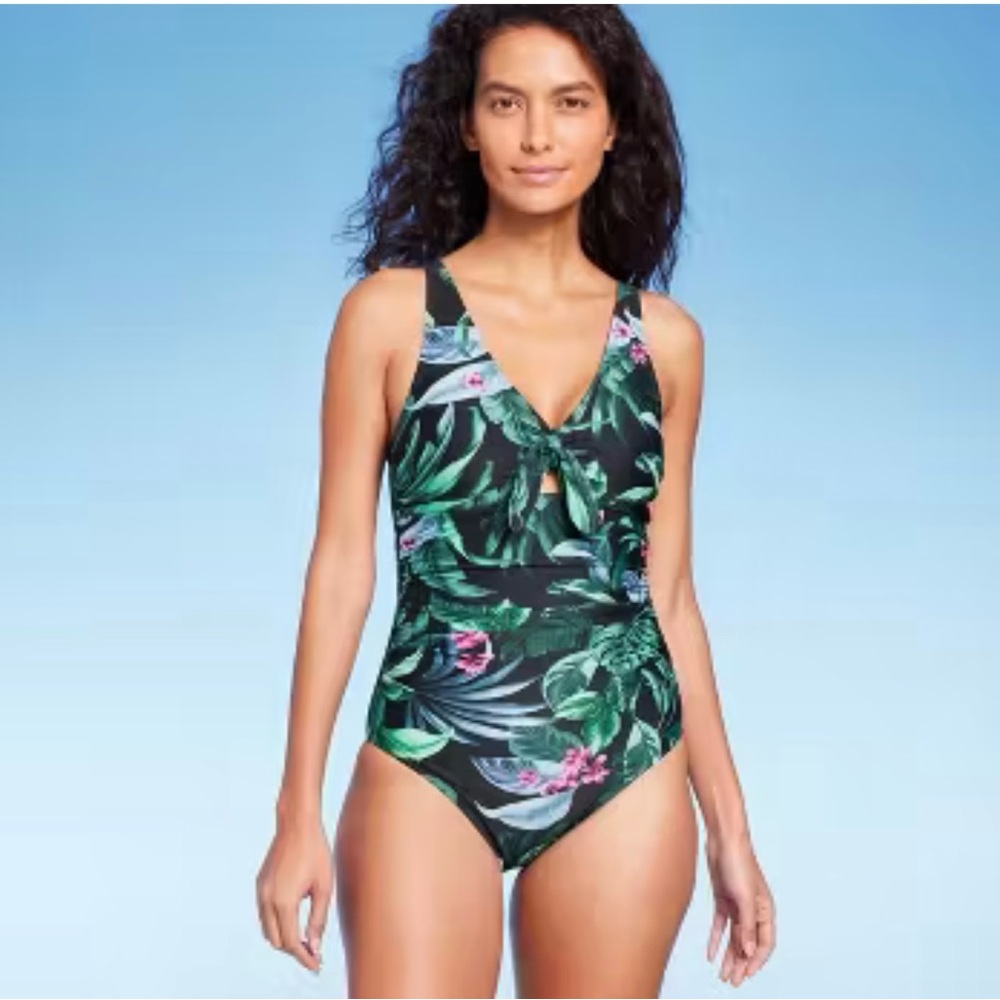 Tropical Print Women's Swimsuit